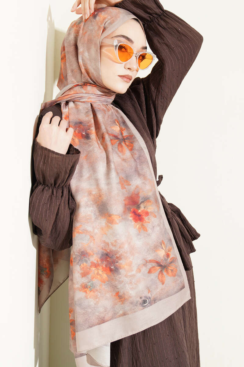 Floral Batik Desen Şal