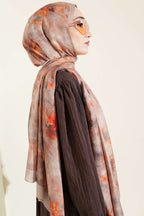 Floral Batik Desen Şal