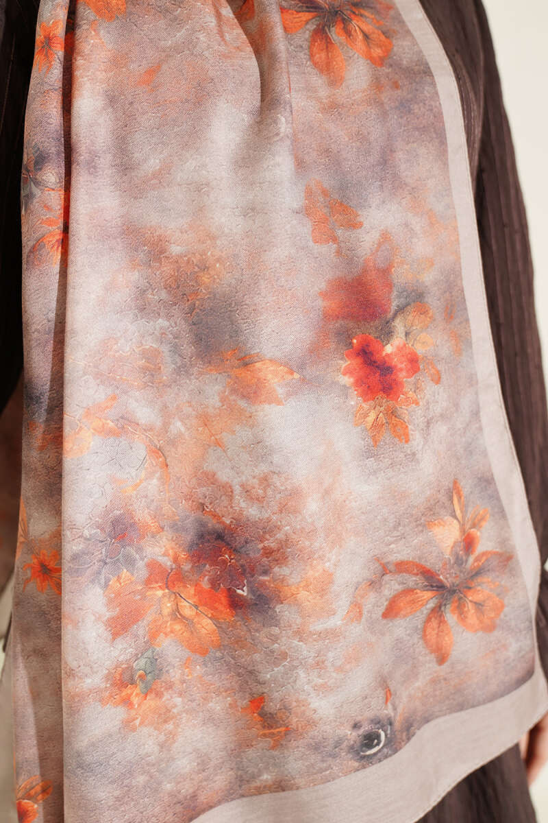 Floral Batik Desen Şal