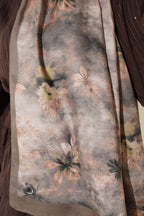 Floral Batik Desen Şal Nefti