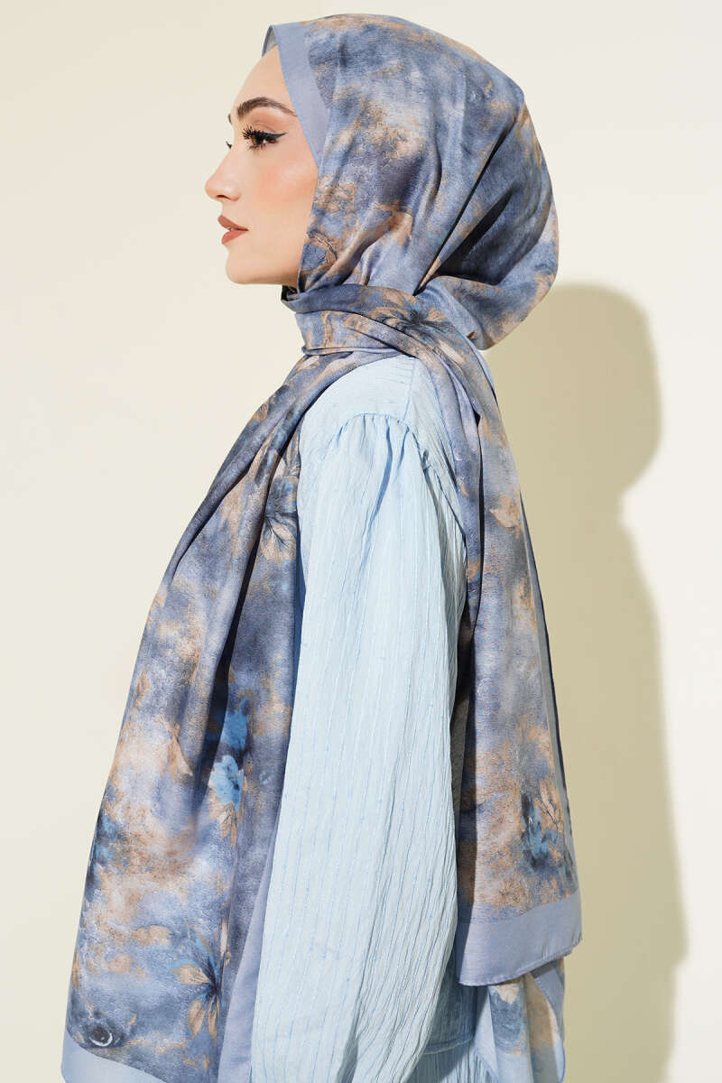 Floral Batik Desen Şal