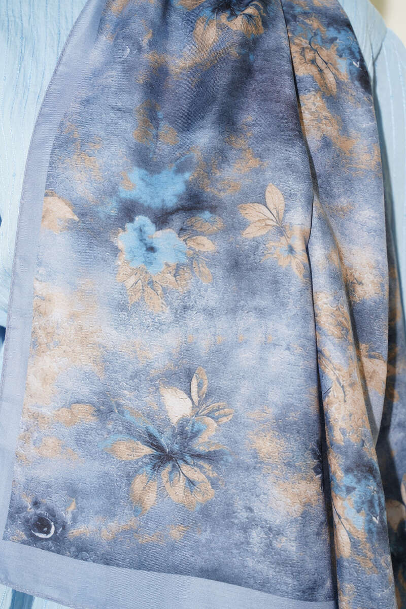 Floral Batik Desen Şal