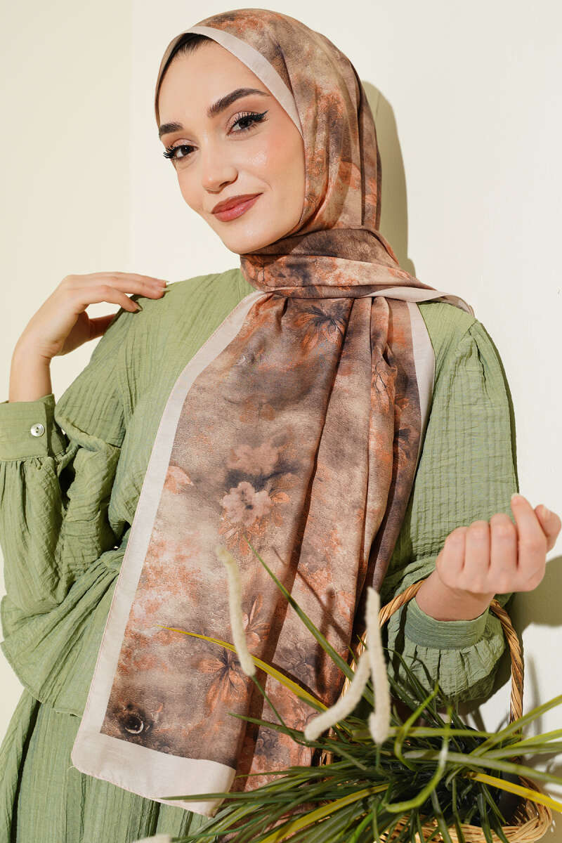 Floral Batik Desen Şal