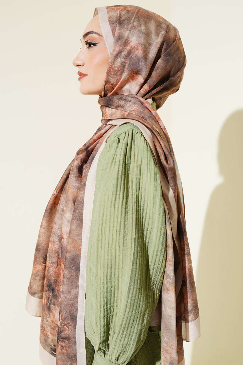 Floral Batik Desen Şal