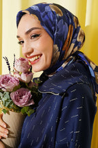 Flowers Desen Demore Eşarp