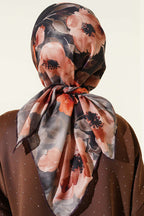 Flowers Desen Demore Eşarp