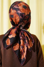 Flowers Desen Demore Eşarp
