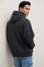 Free Sprit Baskılı Oversize Erkek Sweatshirt