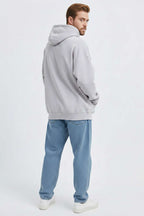 Free Sprit Baskılı Oversize Erkek Sweatshirt