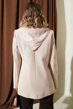 Fular Detaylı Blazer Ceket