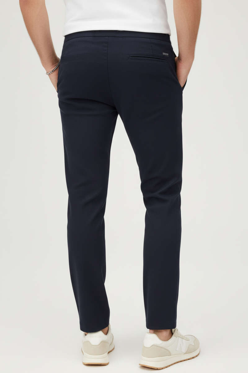 Gabardin Bel İpli Erkek Pantolon