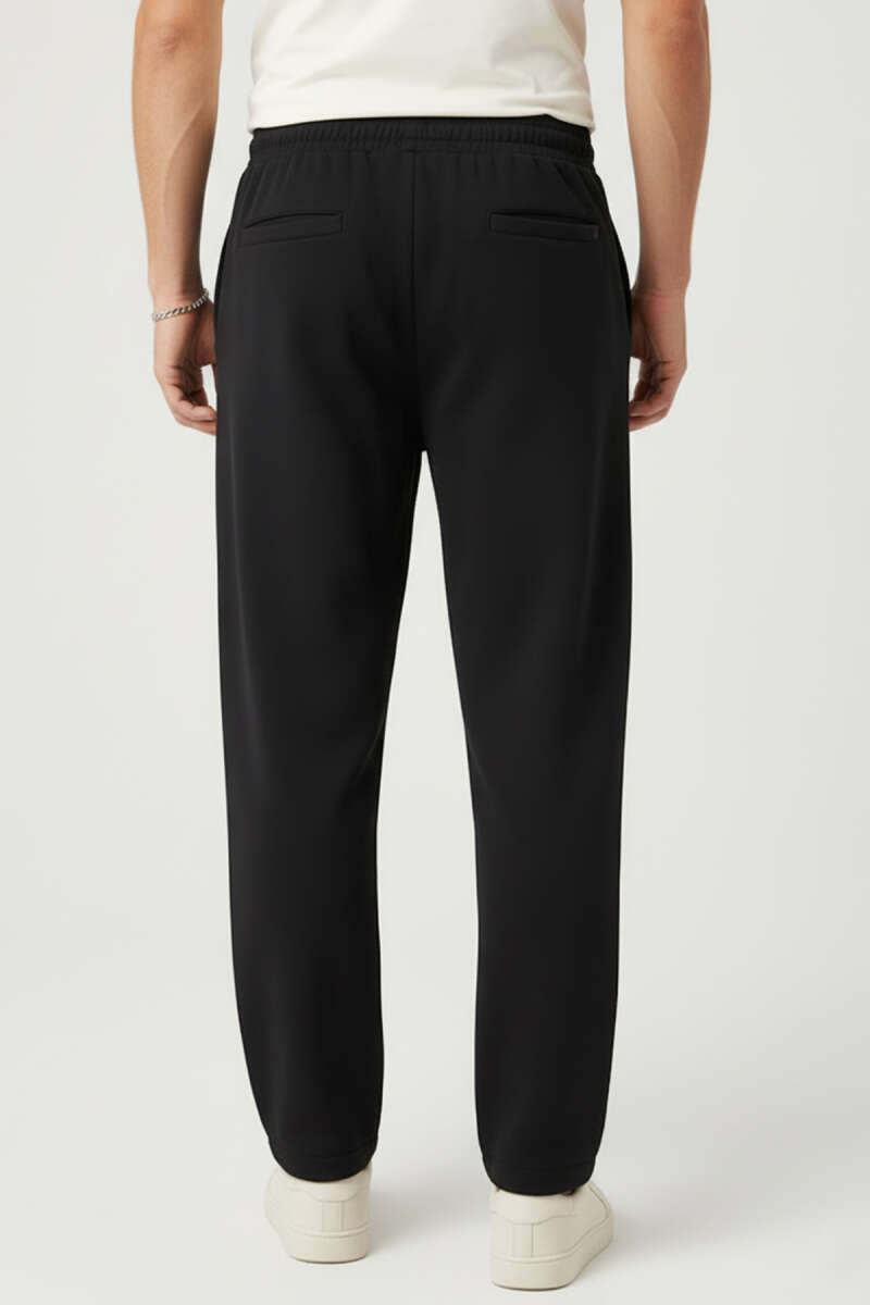 Gabardin Bel Lastikli Erkek Pantolon