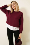Garnili Armalı Loyşa Sweatshirt