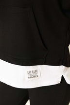 Garnili Armalı Loyşa Sweatshirt Siyah