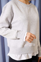 Garnili Bisiklet Yaka Sweatshirt