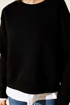 Garnili Bisiklet Yaka Sweatshirt