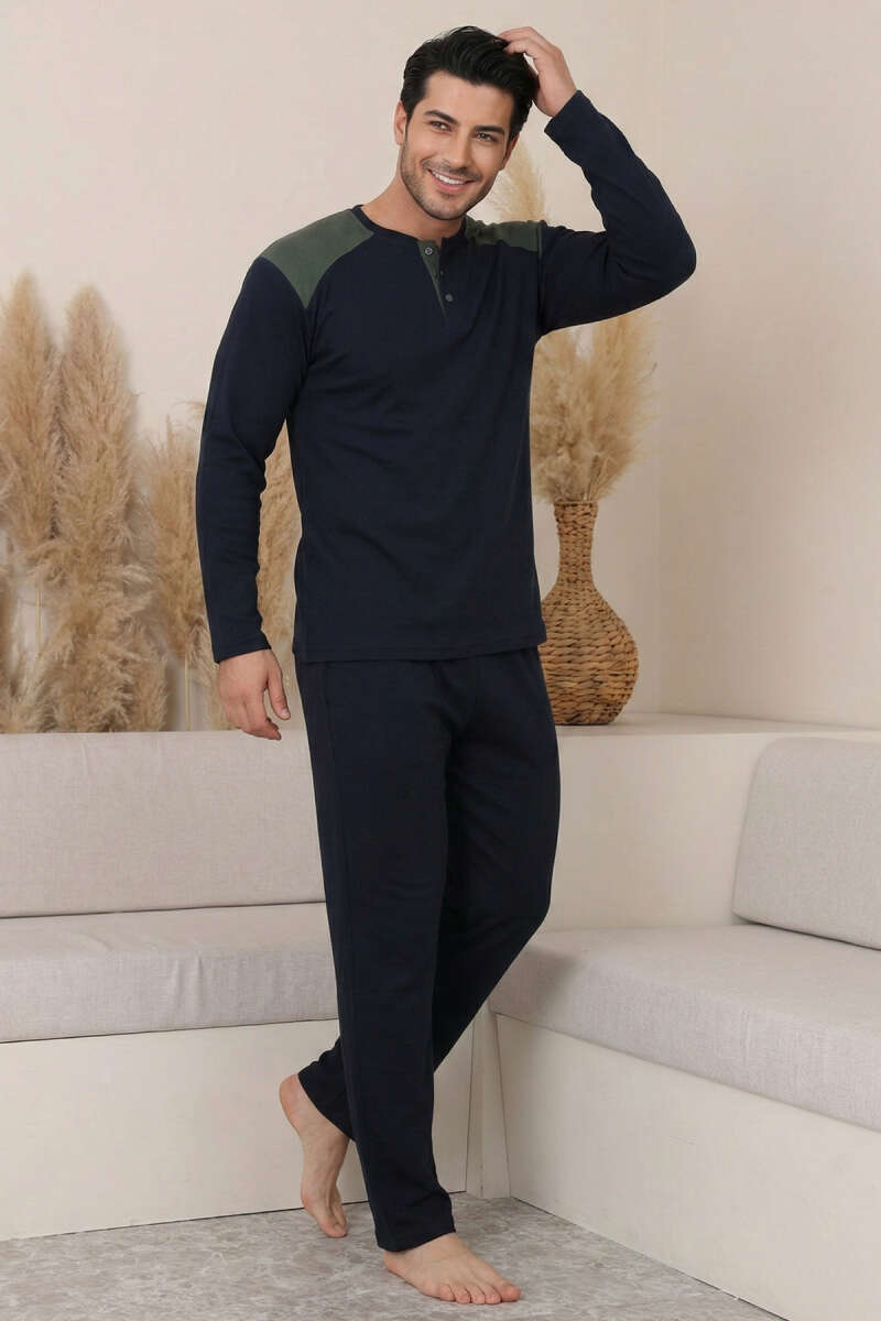 Garnili  Büyük Beden Erkek Pijama Takımı