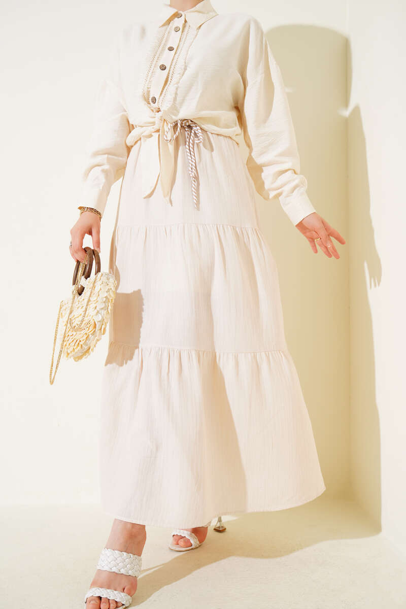 Rope Belted Skirt