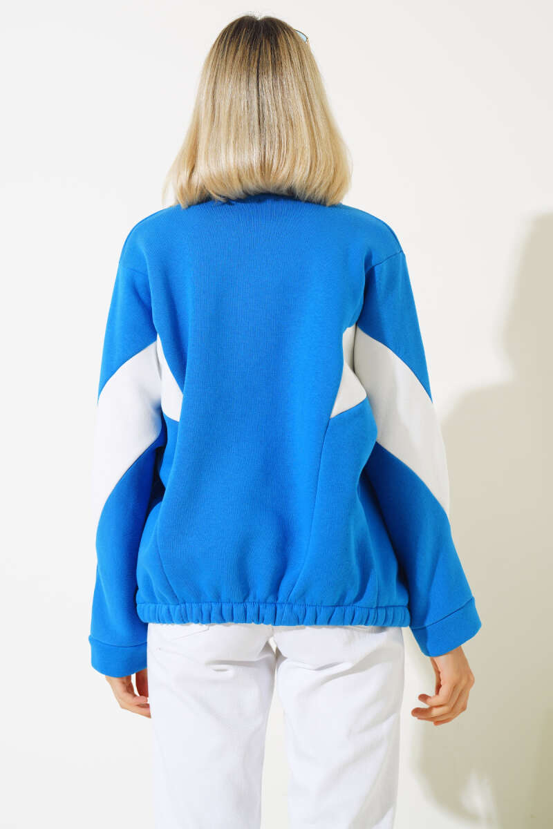 Garnili Üç İplik Salaş Kısa Hırka