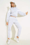 Garnili Üç İplik Sweatshirt Takım