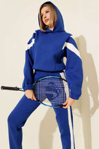 Garnili Üç İplik Sweatshirt Takım