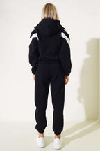 Garnili Üç İplik Sweatshirt Takım