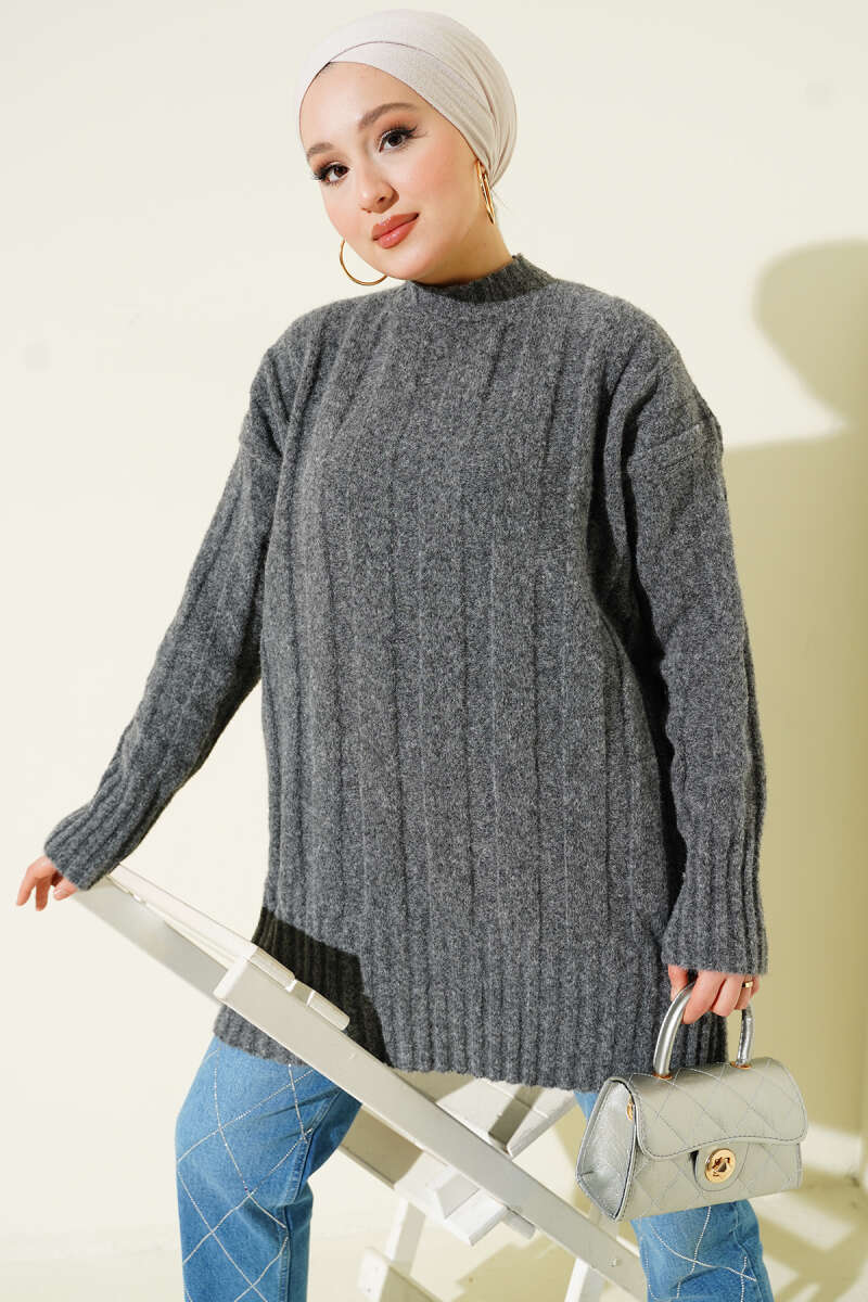 Wide Fitted Soft Knitted Tunic
