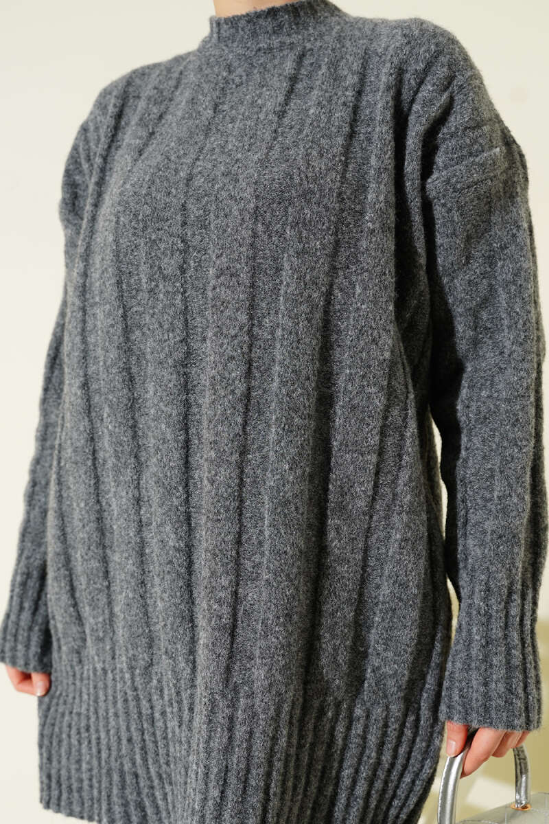 Wide Fitted Soft Knitted Tunic