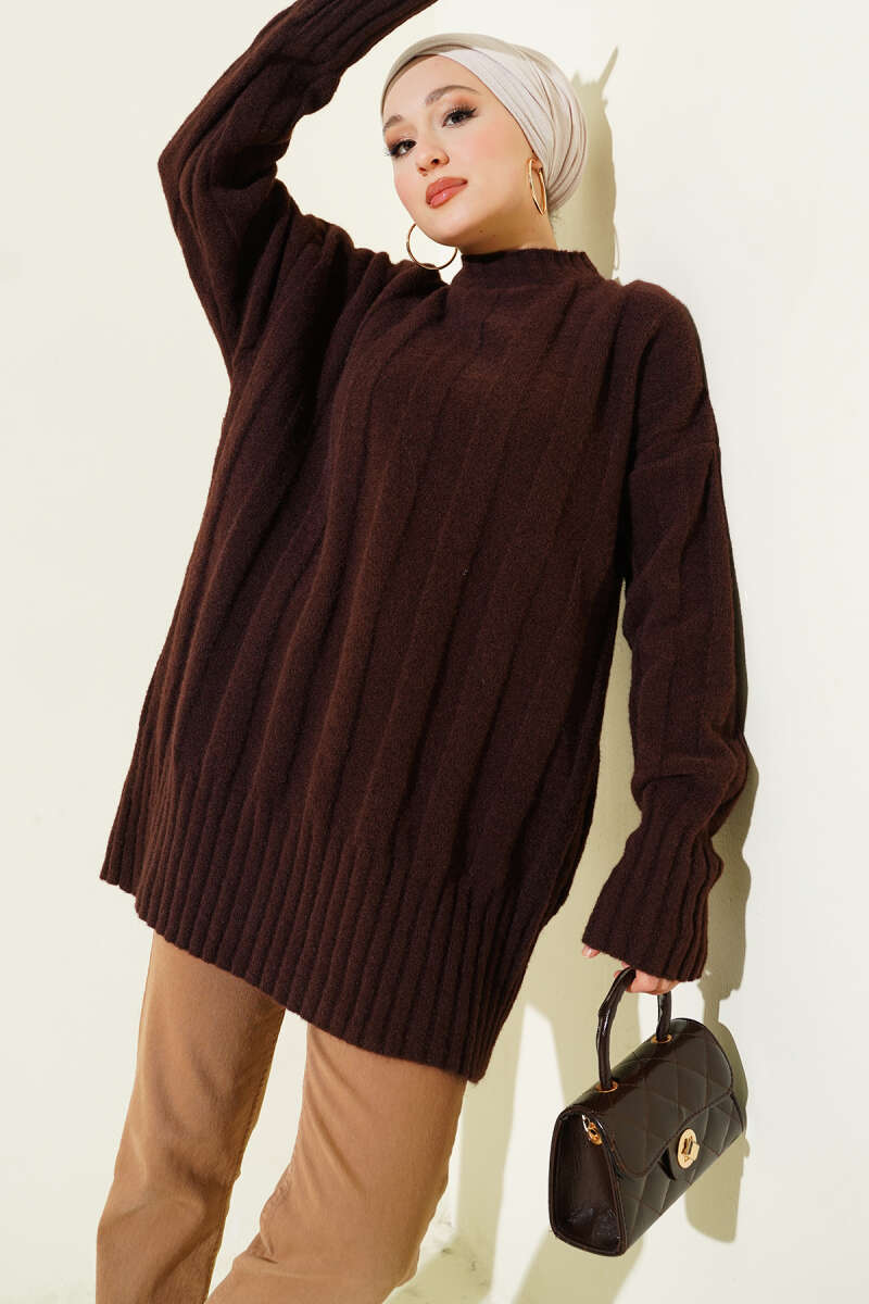 Wide Fitted Soft Knitted Tunic