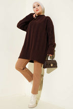 Wide Fitted Soft Knitted Tunic