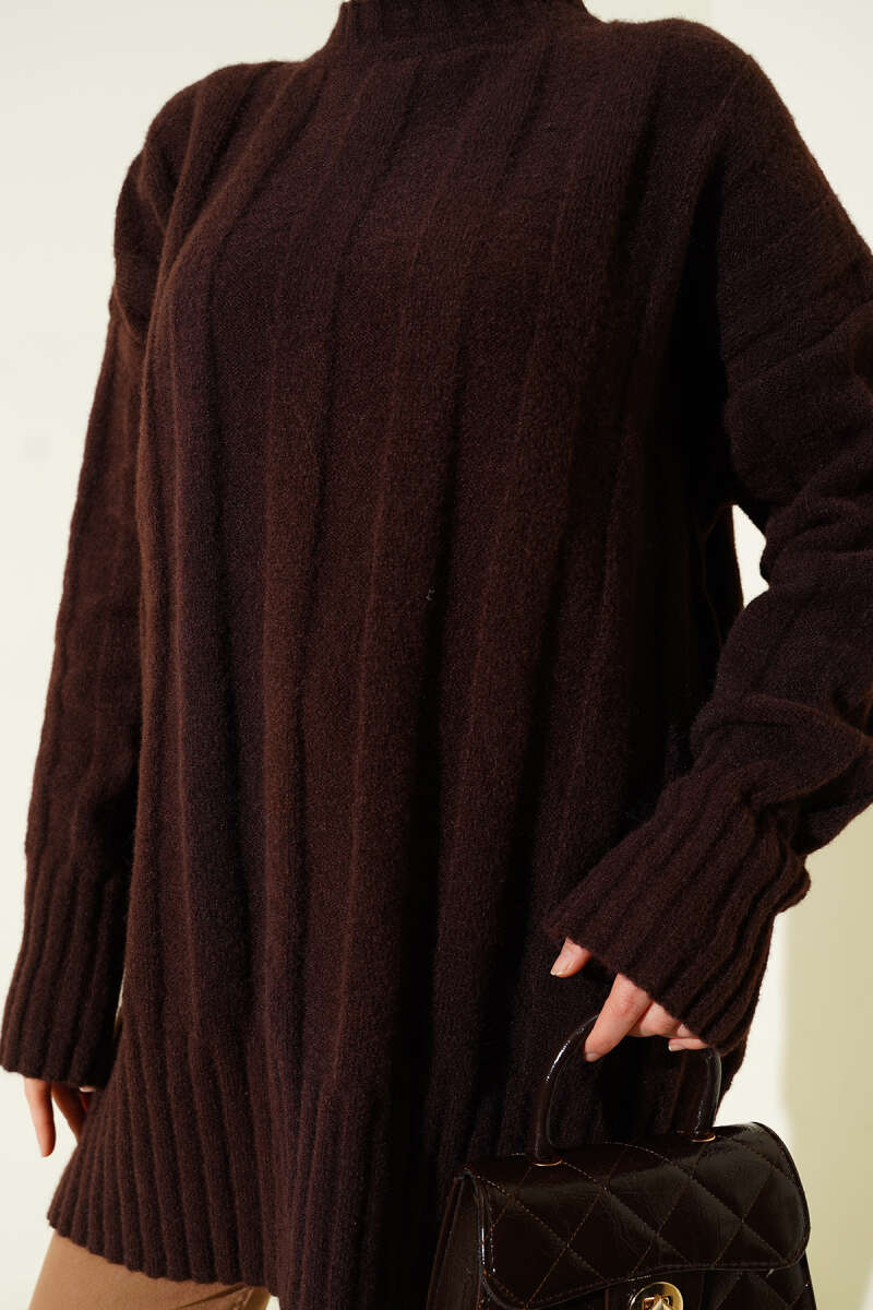Wide Fitted Soft Knitted Tunic
