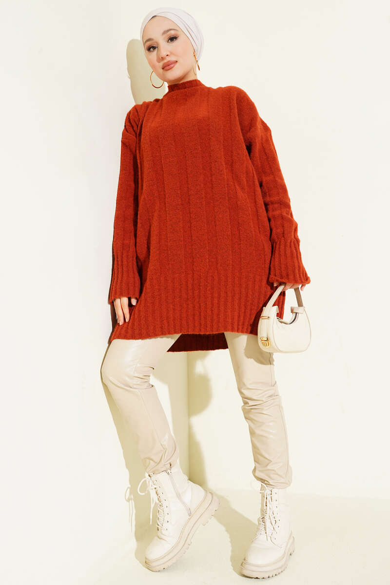 Wide Fitted Soft Knitted Tunic