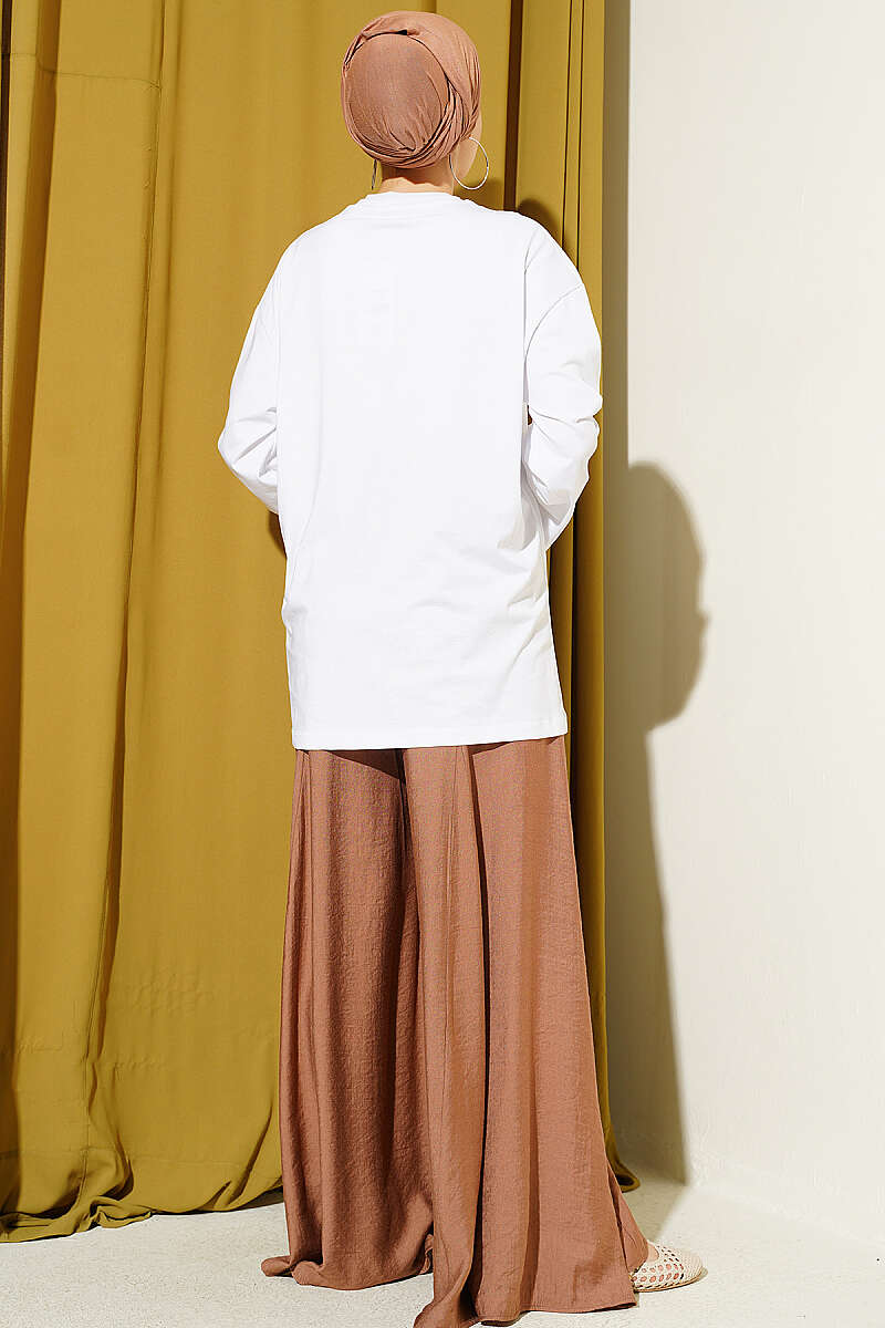 Geniş Kollu Basic Tunik