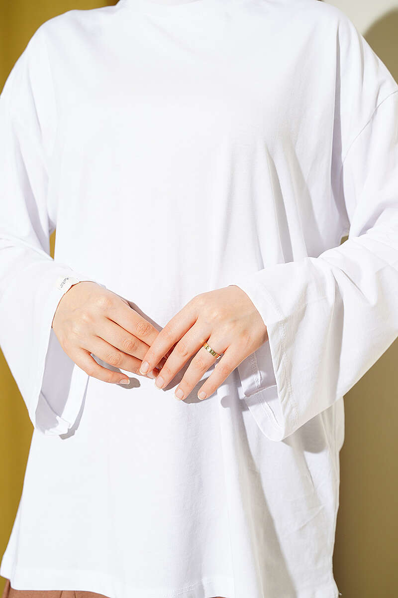 Geniş Kollu Basic Tunik