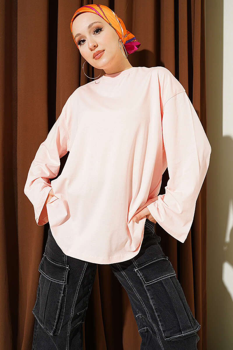 Geniş Kollu Basic Tunik