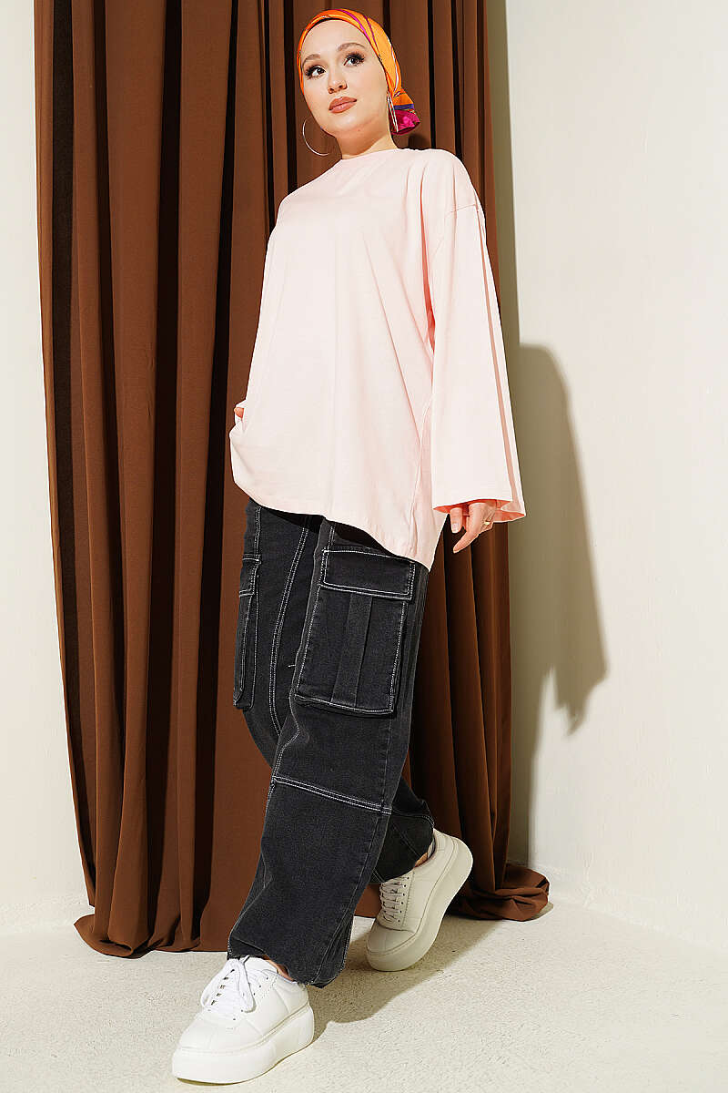 Geniş Kollu Basic Tunik