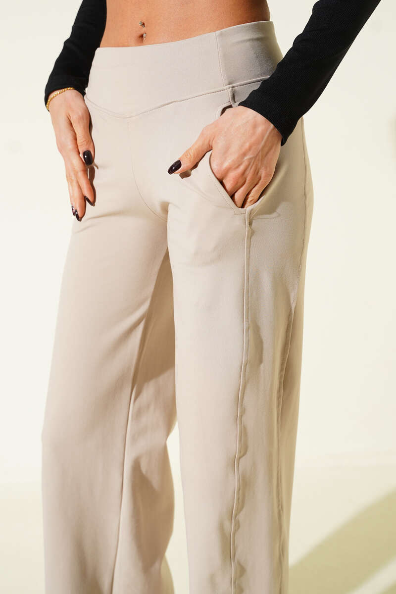 Geniş Paça Loyşa Pantolon