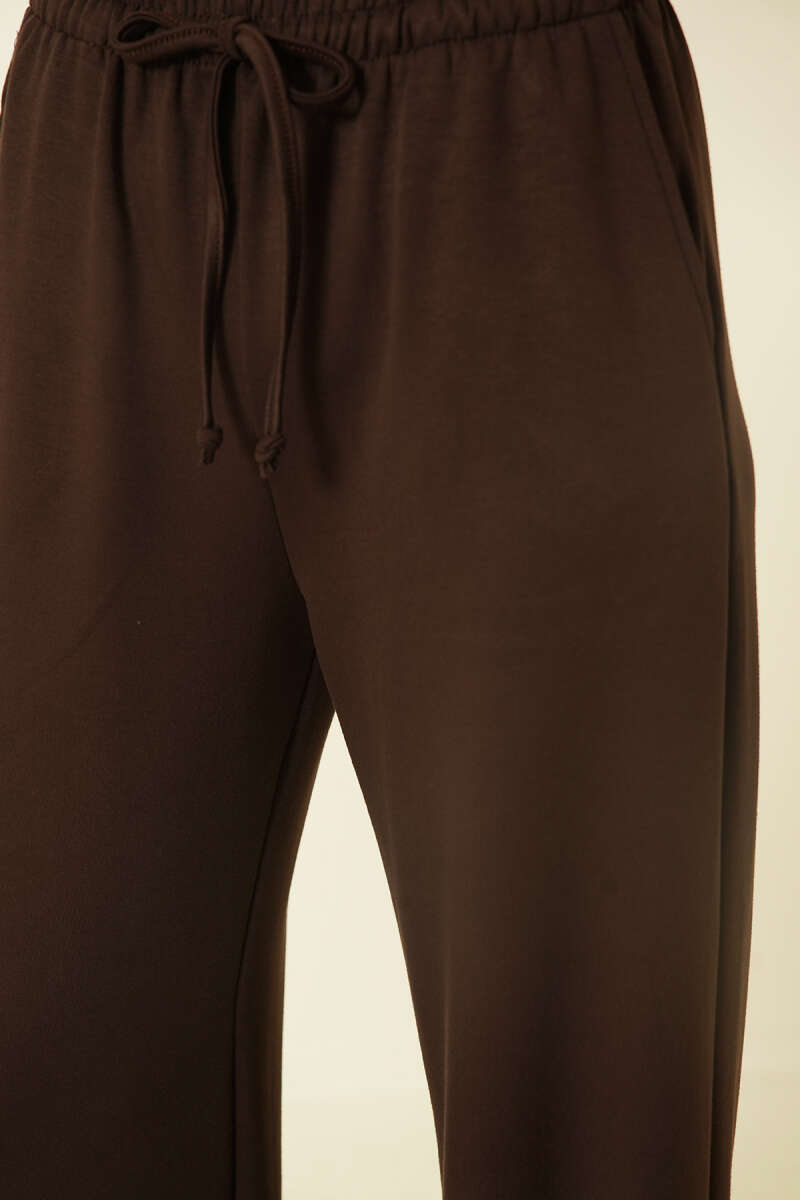 Geniş Paçalı Cepli Loyşa Pantolon