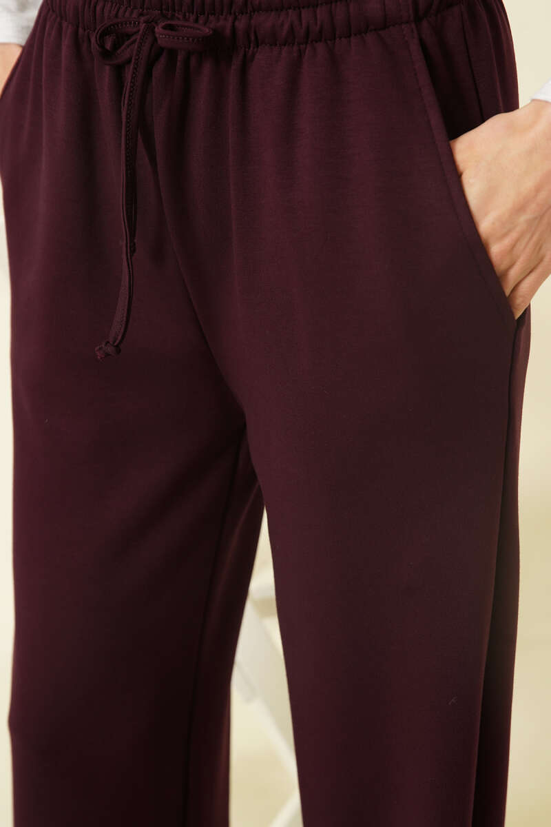Geniş Paçalı Cepli Loyşa Pantolon