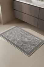 Geometric Pattern Bath Mat Asorti 1