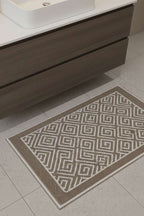 Geometric Pattern Bath Mat Asorti 1