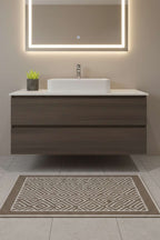 Geometric Pattern Bath Mat Asorti 1