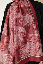 Geometrik Paisley Desen Şal