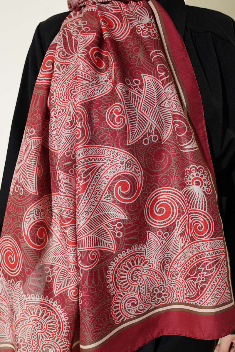 Geometrik Paisley Desen Şal