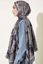 Geometrik Paisley Desen Şal