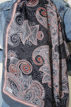 Geometrik Paisley Desen Şal