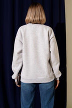 Geyik Nakışlı Sweatshirt