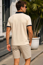 Göğüs Armalı Polo Yaka Erkek T-shirt