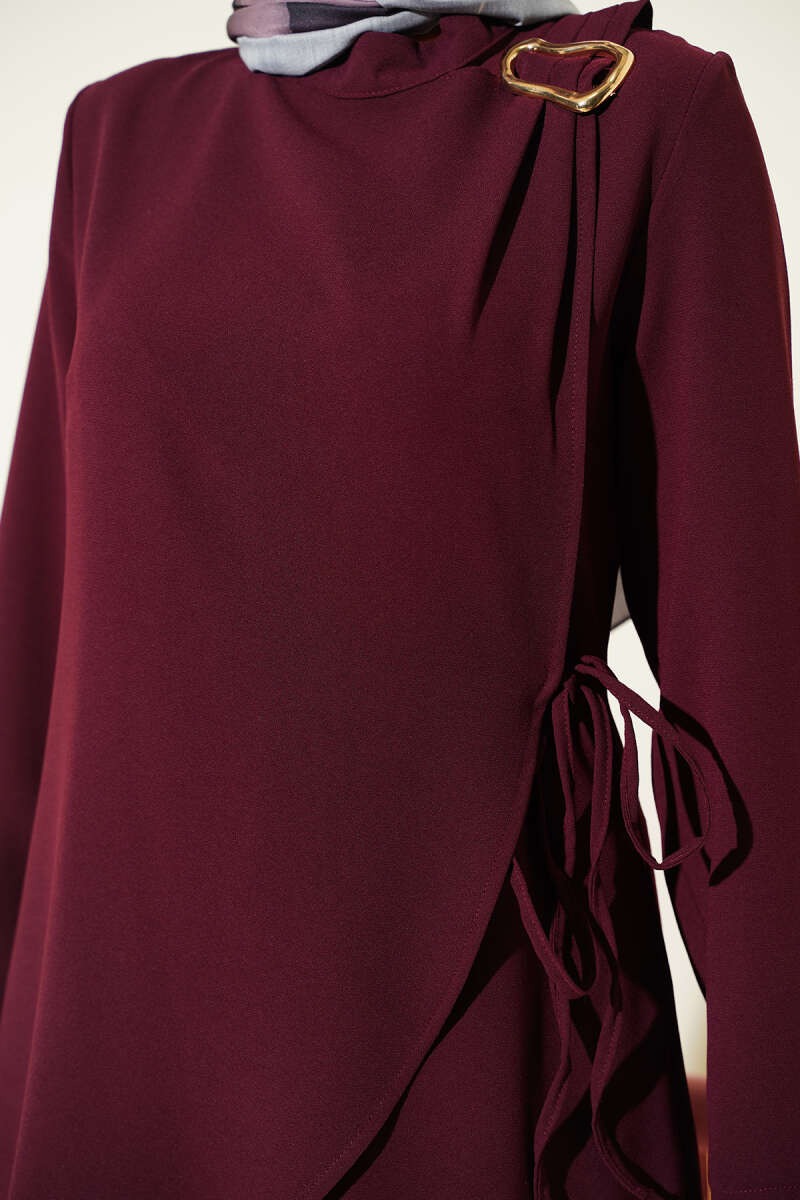Gold Aksesuarlı İp Bağlamalı İkili Takım