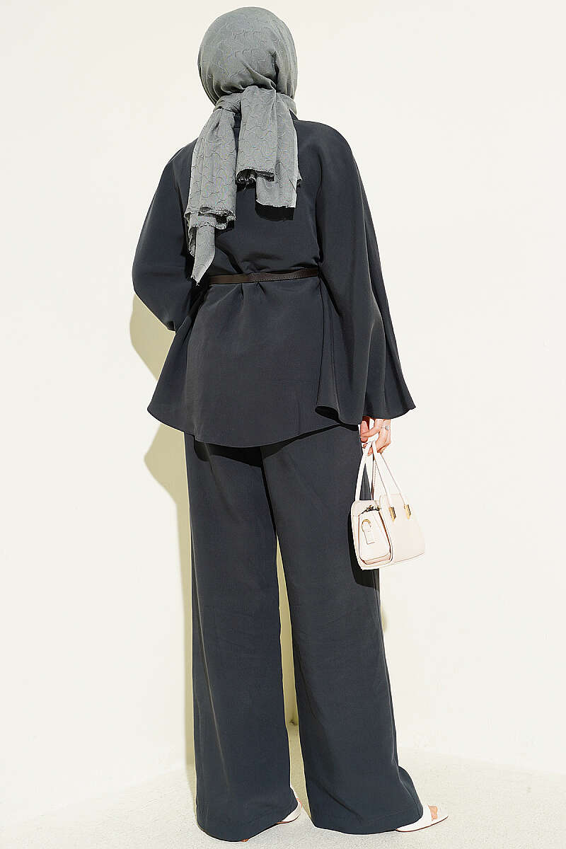 Gold Düğmeli Tensel Panço Takım